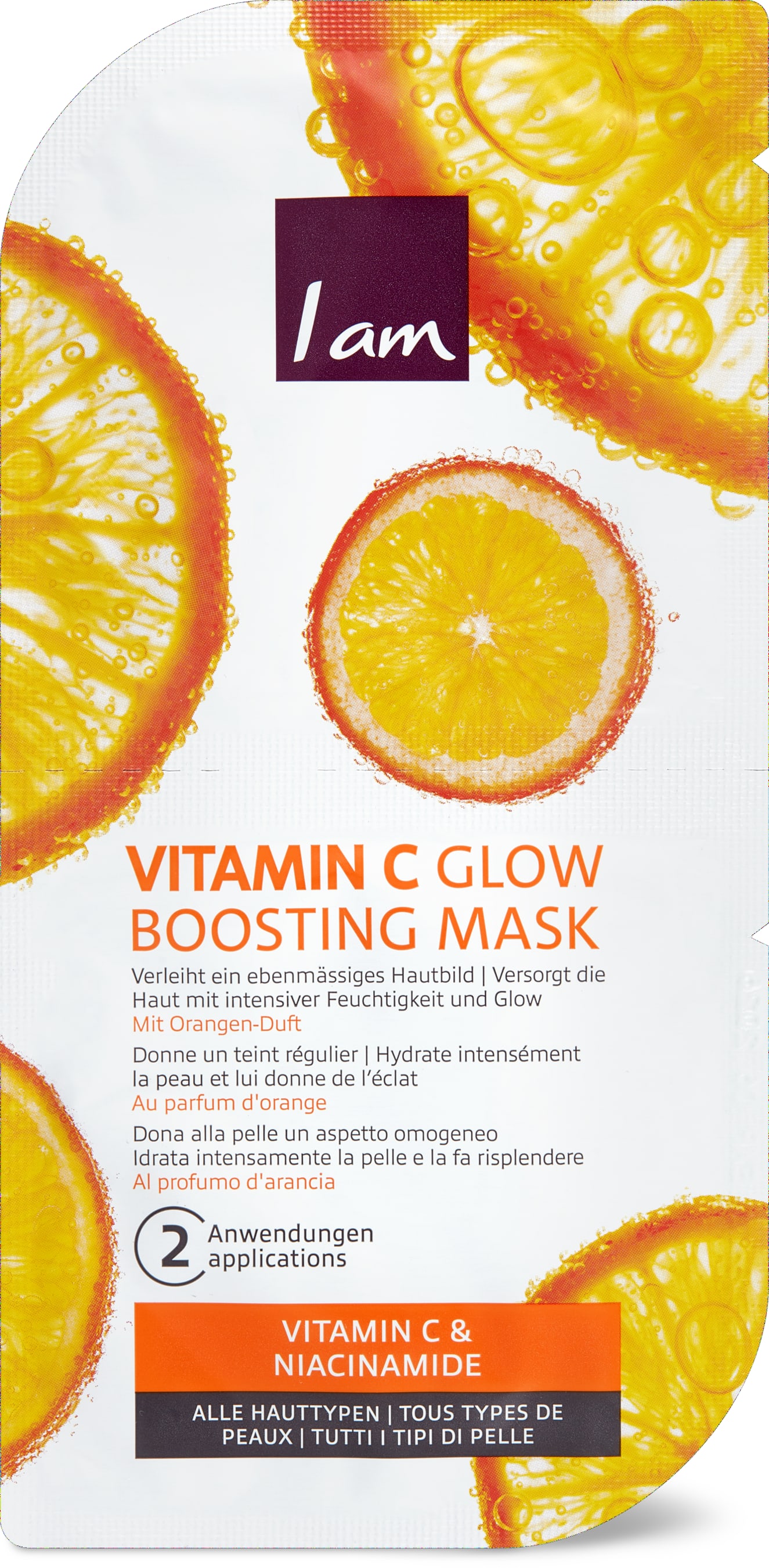 Vitamin C Glow Boosting Maske